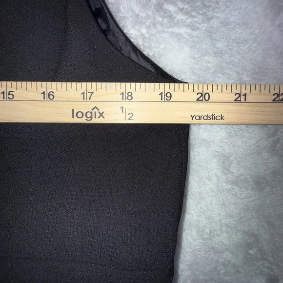 Coldwater Creek Little Black Sheath Dress Lined Sleeveless Versatile Size 16 - Picture 2 of 8